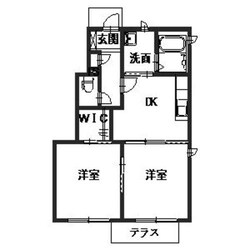 ミルキーウェイⅡの物件間取画像